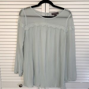 Mint Green A Pea in the Pod Maternity blouse